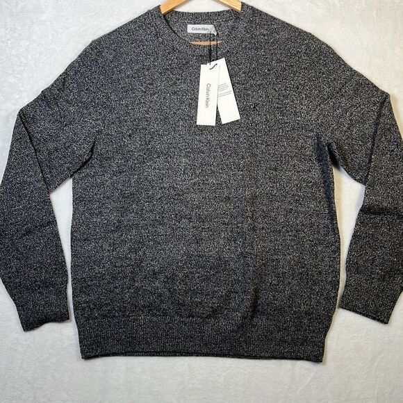 Calvin Klein Men's Merino Wool‎ Blend Crewneck Sweater-Medium-NWT
